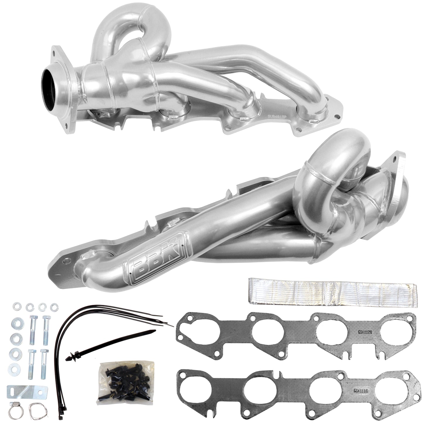 2019-2024 DODGE RAM TRUCK 5.7L 1-3/4 SHORTY HEADERS (POLISHED SILVER CERAMIC)