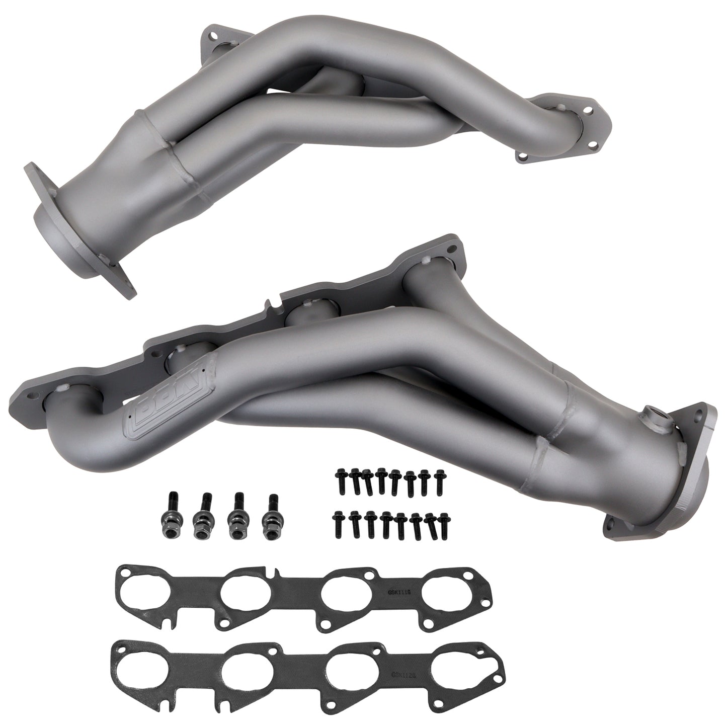 BBK DODGE 6.4L CHALLENGER CHARGER HEMI CARS 1-7/8 SHORTY HEADERS (CHROME)