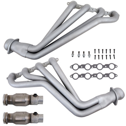 BBK CAMARO LS3/L99 1-3/4 LONG TUBE HEADERS W/CATS SYSTEM (CHROME)