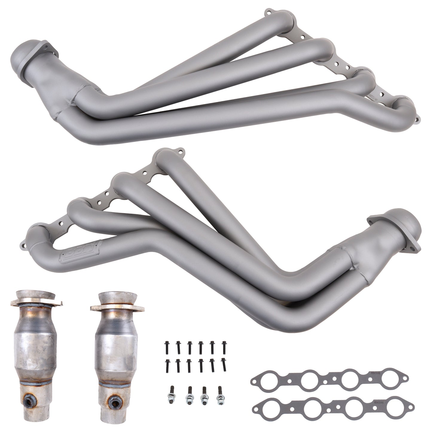 BBK CAMARO LS3/L99 1-7/8 LONG TUBE HEADERS W/CATS SYSTEM (CHROME)