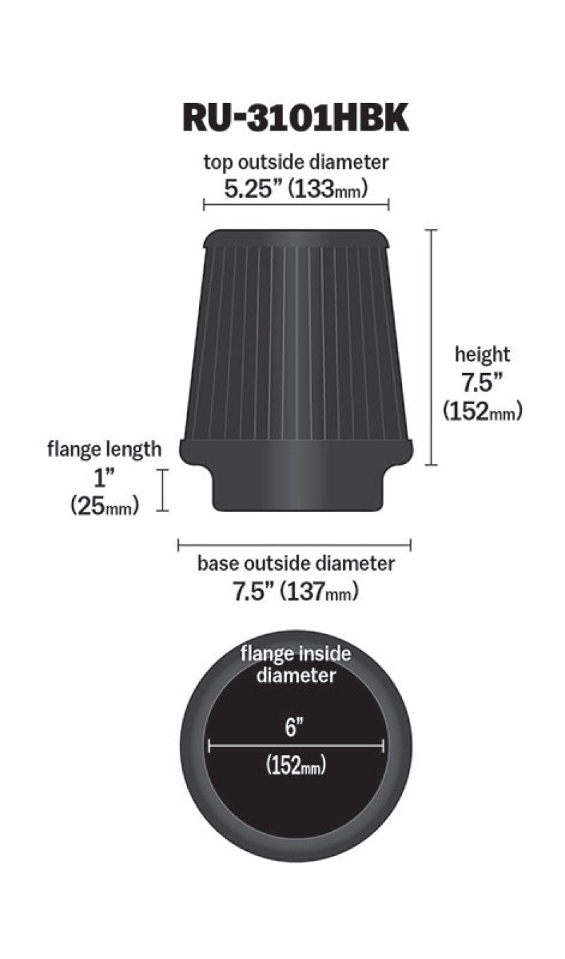 KN Universal Air Filter