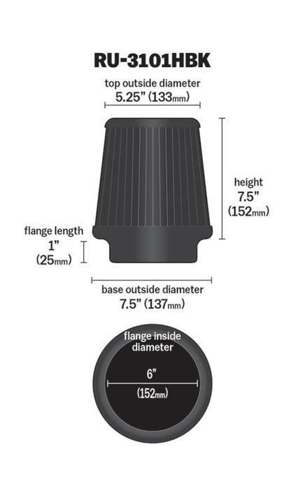 KN Universal Air Filter