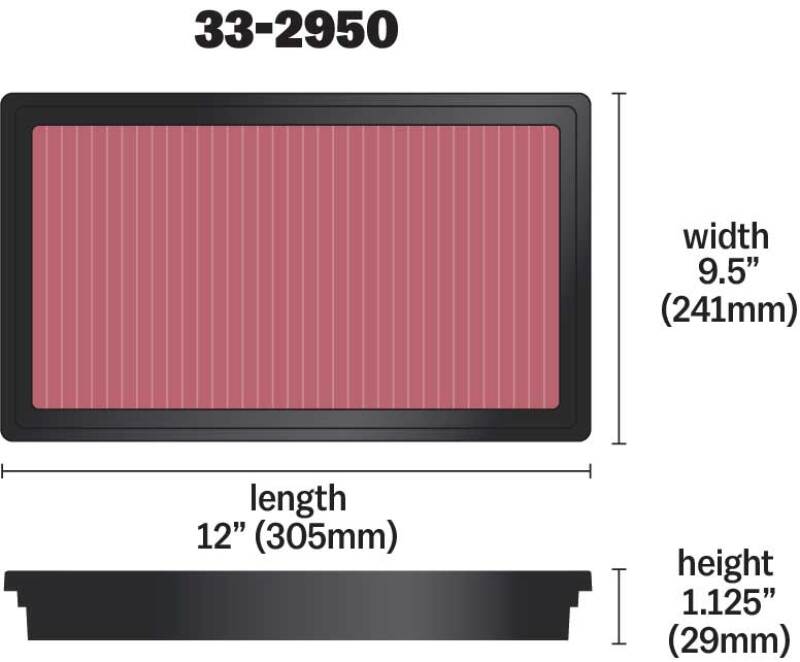 KN Drop in Air Filters