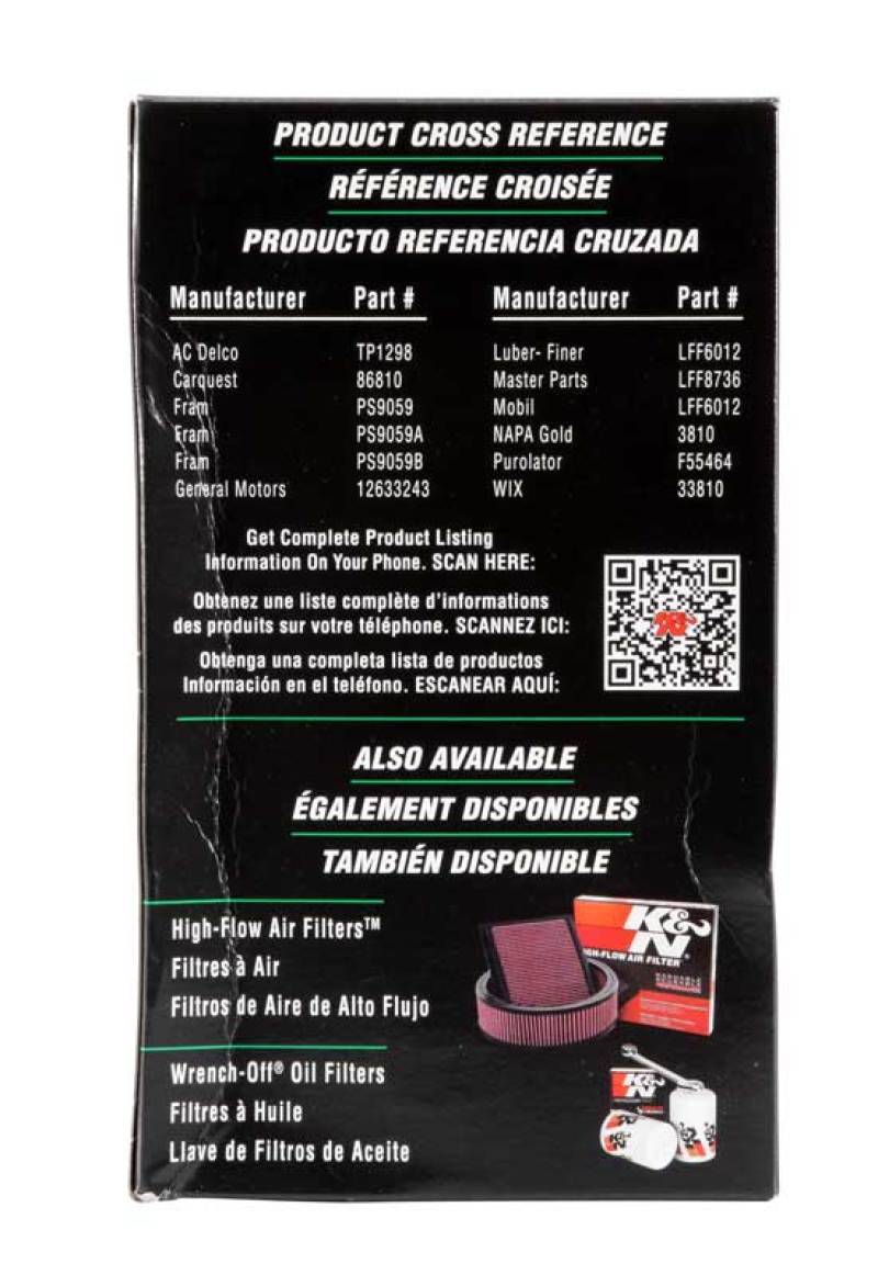 KN Inline Fuel Filter