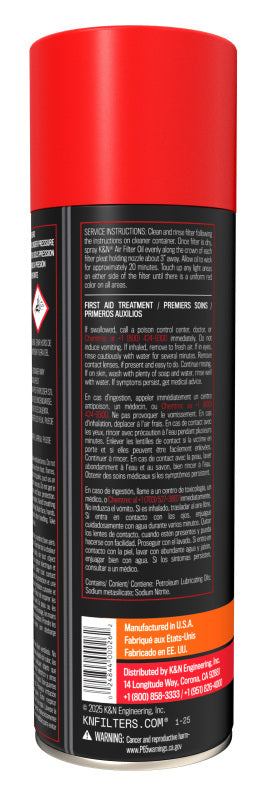 KN Filter Recharge Kit Aerosol