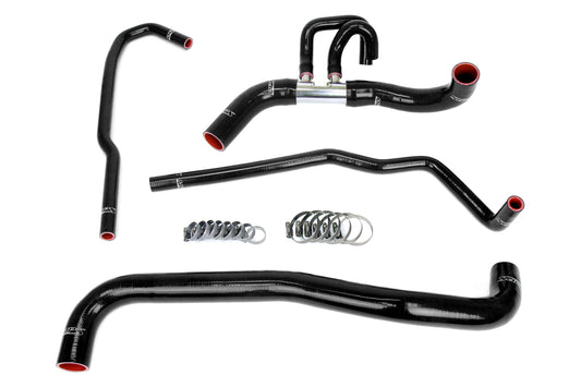 High Temp 3-ply Reinforced Silicone  Replaces OEM Rubber Radiator Coolant Hoses.
