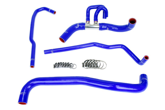 High Temp 3-ply Reinforced Silicone  Replaces OEM Rubber Radiator Coolant Hoses.