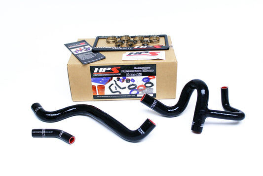 HPS Performance High Temp 3-ply Reinforced SiliconeReplace OEM Rubber Radiator Coolant Hoses