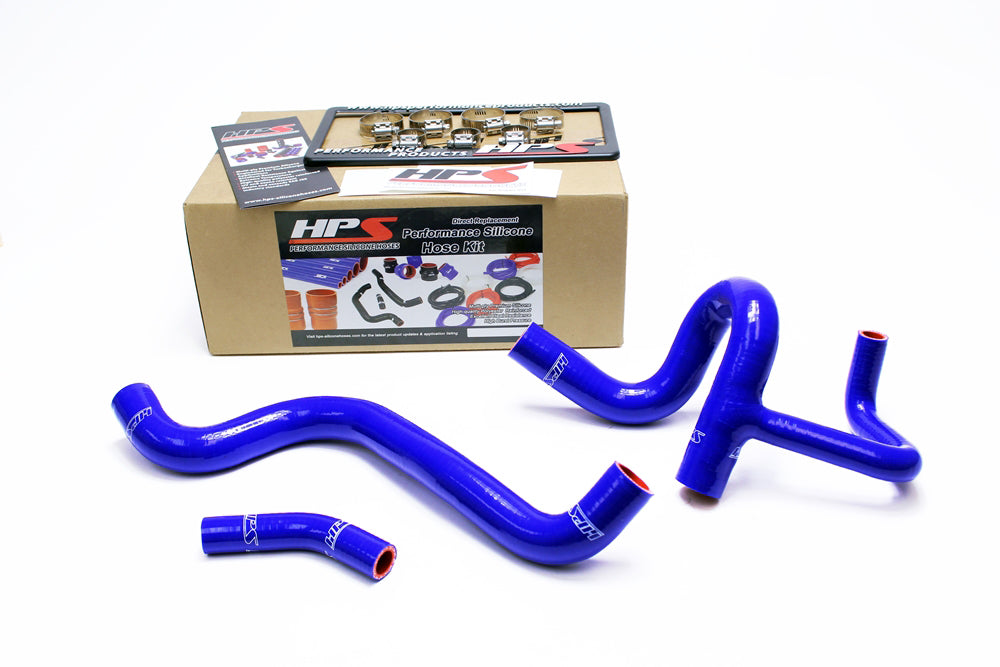 HPS Performance High Temp 3-ply Reinforced SiliconeReplace OEM Rubber Radiator Coolant Hoses