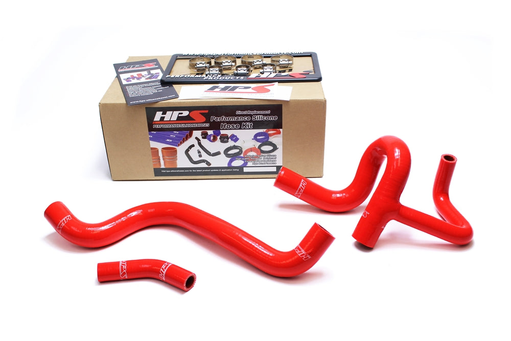 HPS Performance High Temp 3-ply Reinforced SiliconeReplace OEM Rubber Radiator Coolant Hoses