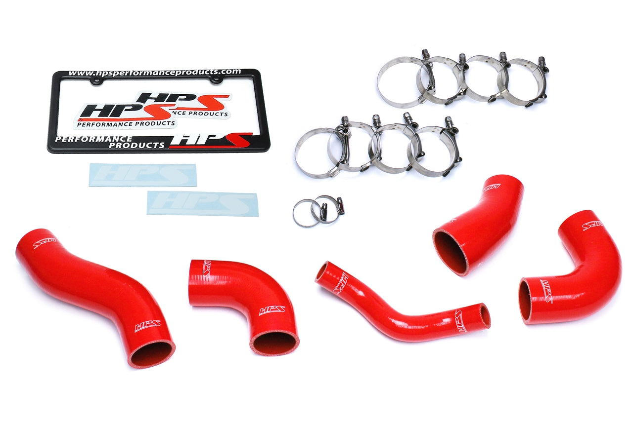 HPS Performance High Temp 4-ply Reinforced SiliconeReplace OEM Rubber Intercooler Turbo Boots