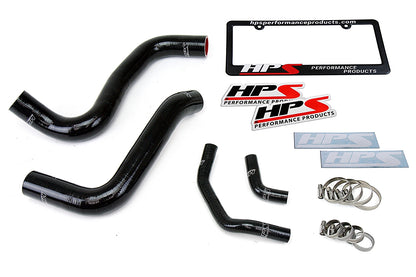 HPS Performance High Temp 3-ply Reinforced SiliconeReplace OEM Rubber Radiator Coolant Hoses