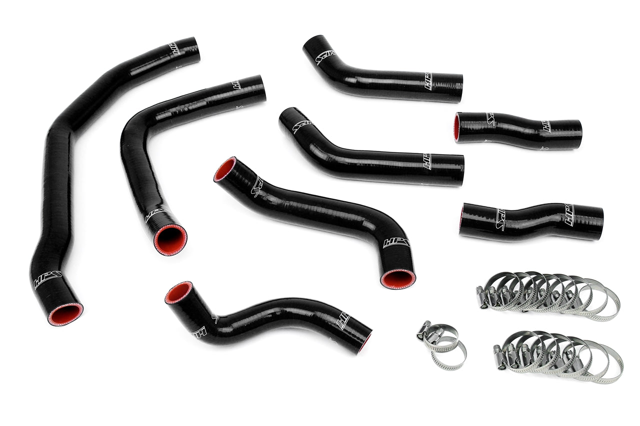 HPS Performance High Temp 3-ply Reinforced SiliconeReplace OEM Rubber Radiator Coolant Hoses