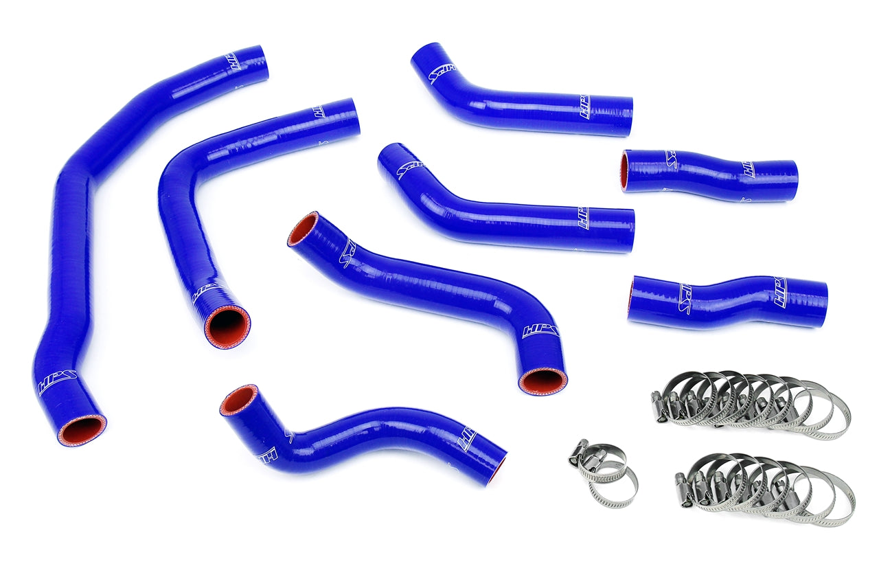 HPS Performance High Temp 3-ply Reinforced SiliconeReplace OEM Rubber Radiator Coolant Hoses