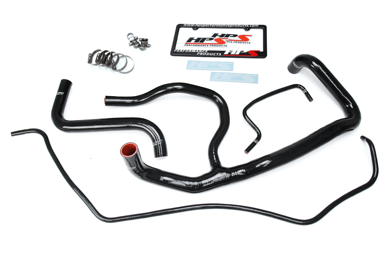 HPS Performance High Temp 3-ply Reinforced SiliconeReplace OEM Rubber Radiator Coolant Hoses