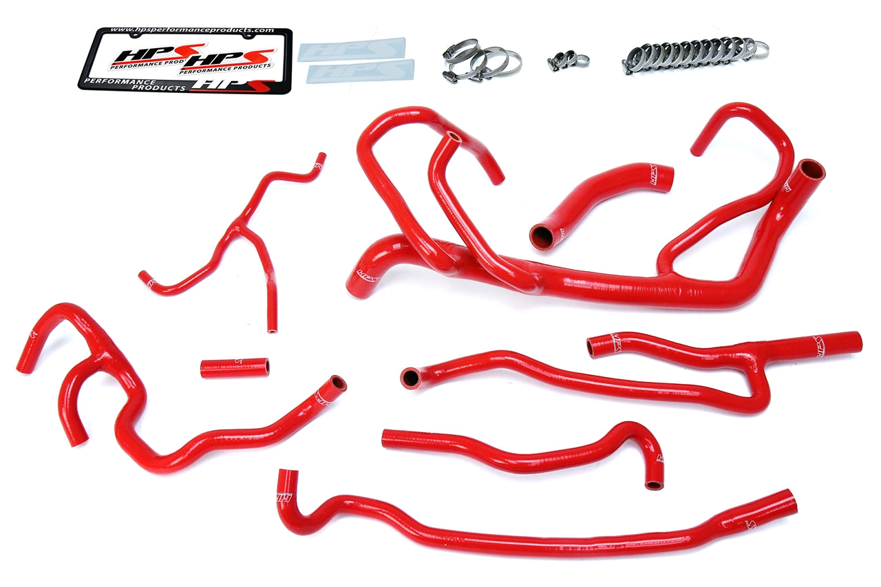 HPS Performance High Temp 3-ply Reinforced SiliconeReplace Rubber Radiator Heater Coolant Hoses