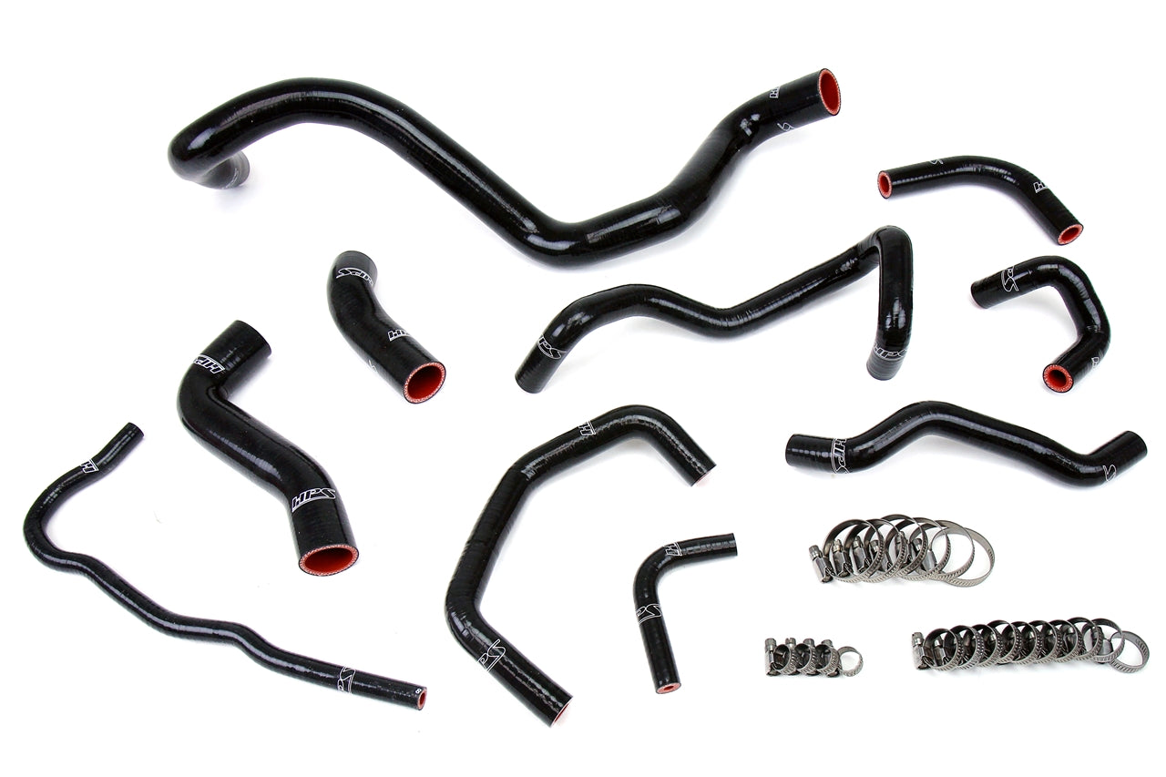 HPS Performance High Temp 3-ply Reinforced SiliconeReplace OEM Rubber Radiator Coolant Hoses