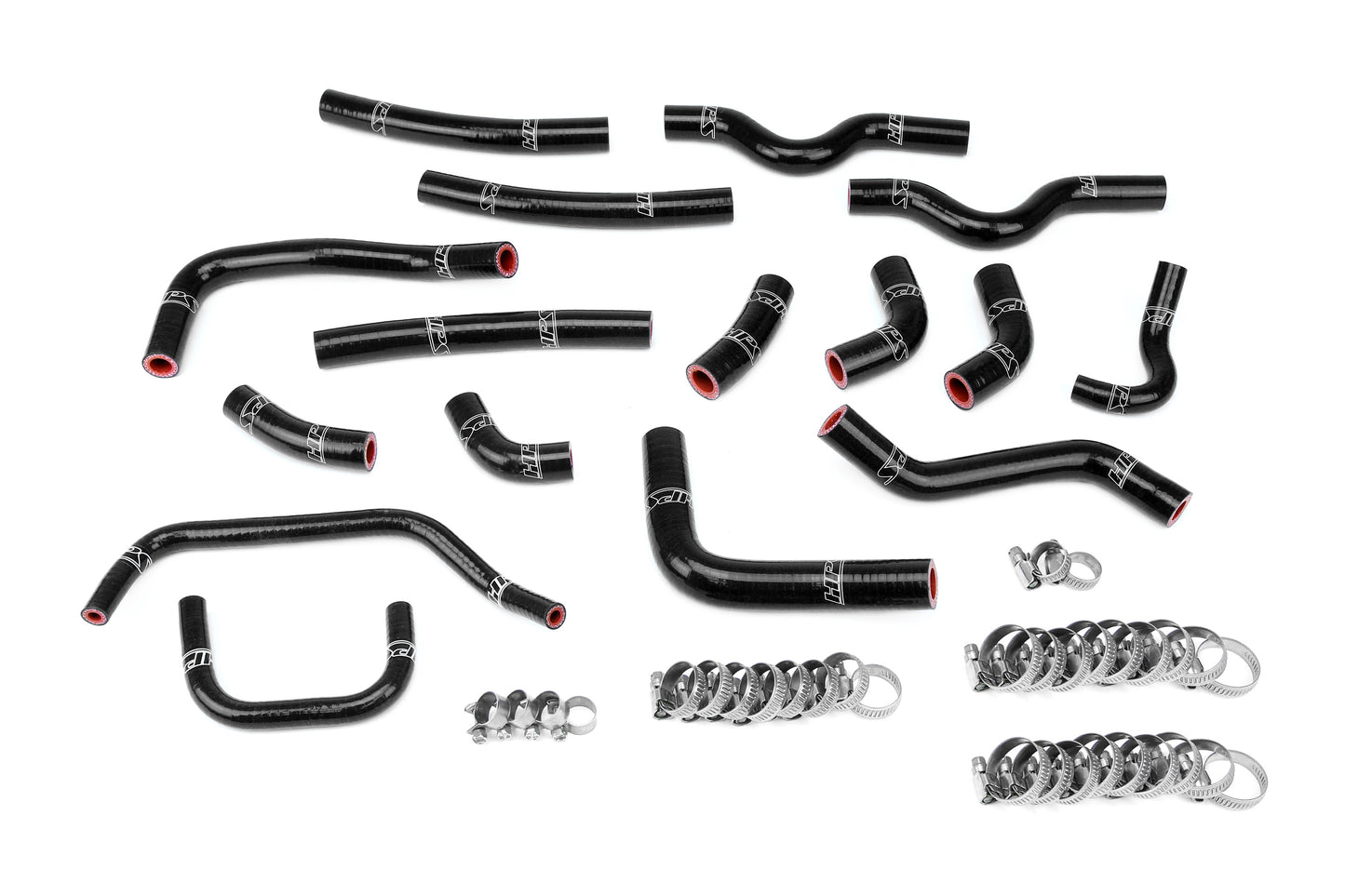 High Temp 3-ply Reinforced Silicone Replace OEM Rubber Heater Coolant Hoses