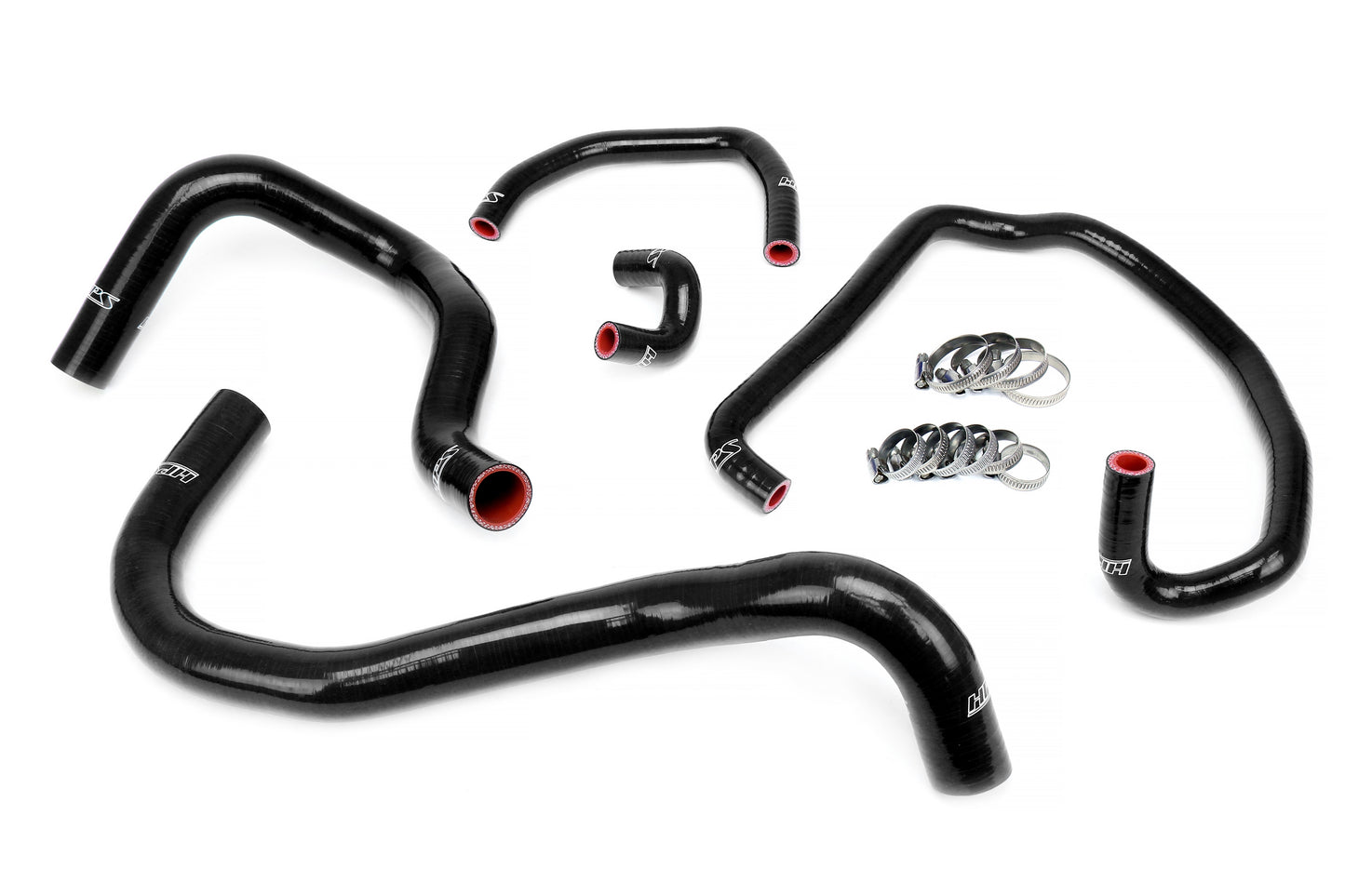 High Temp 3-ply Reinforced Silicone  Replaces OEM Radiator And Heater Hoses.