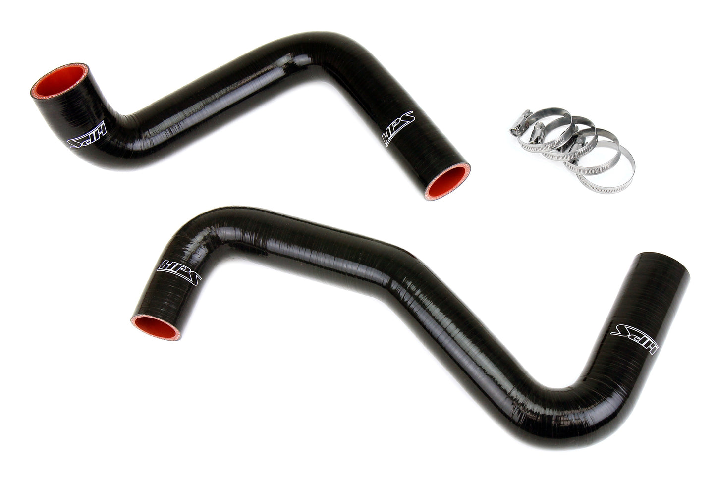 High Temp 3-ply Reinforced Silicone  Replaces OEM Rubber Radiator Coolant Hoses.