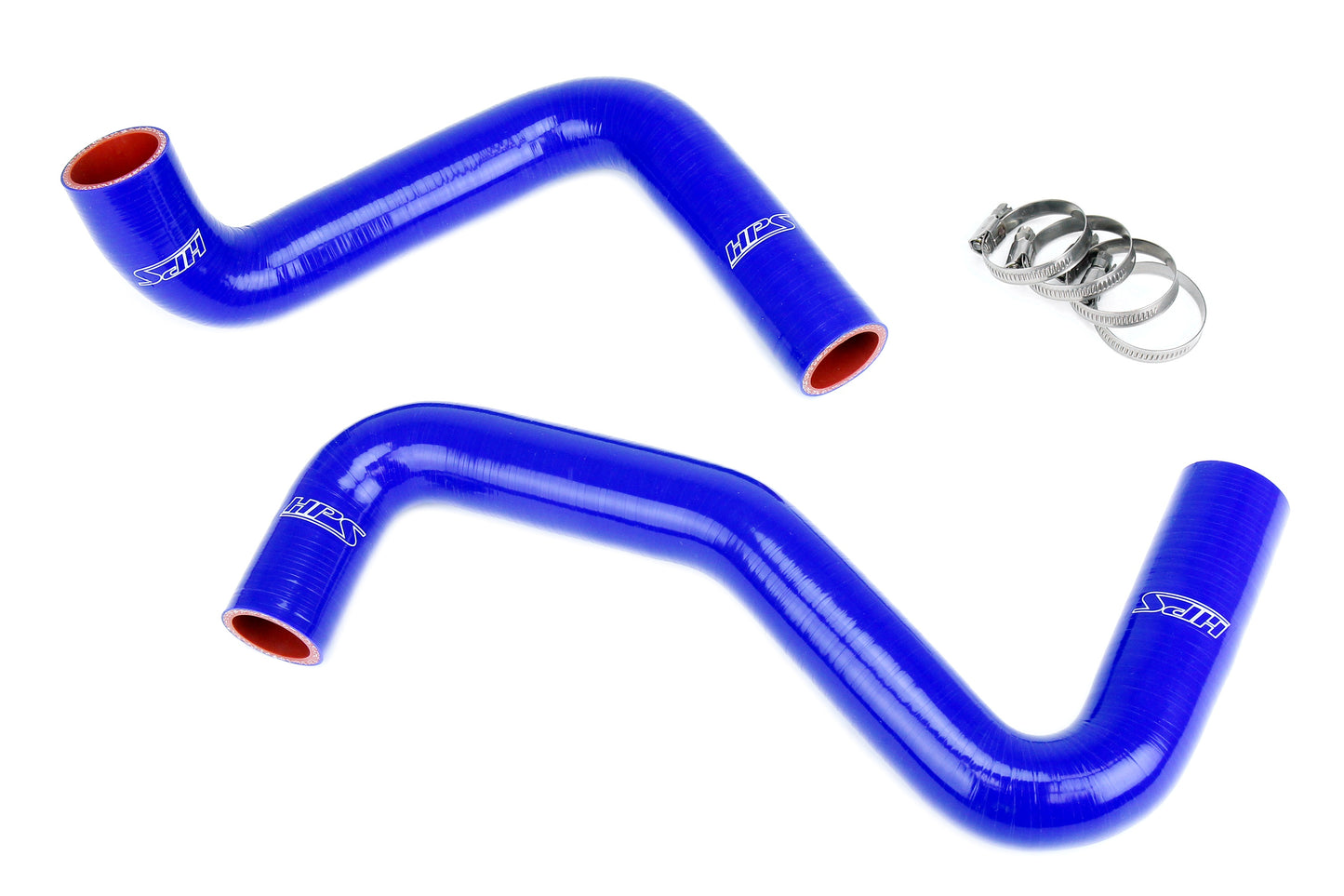 High Temp 3-ply Reinforced Silicone  Replaces OEM Rubber Radiator Coolant Hoses.