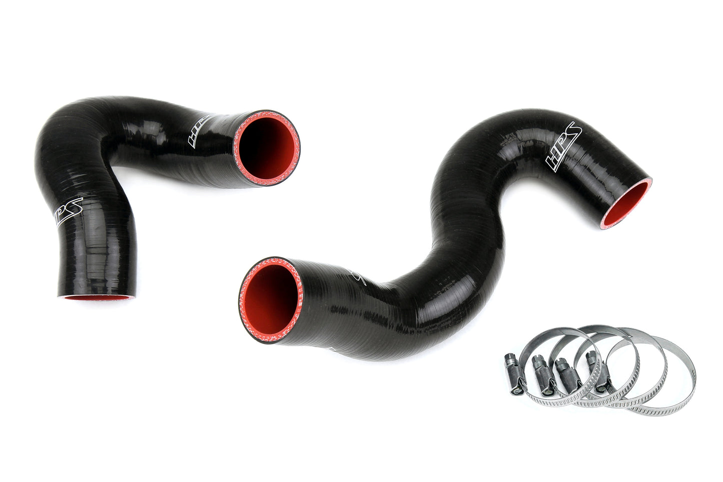 High Temp 3-ply Reinforced Silicone  Replaces OEM Rubber Radiator Coolant Hoses.