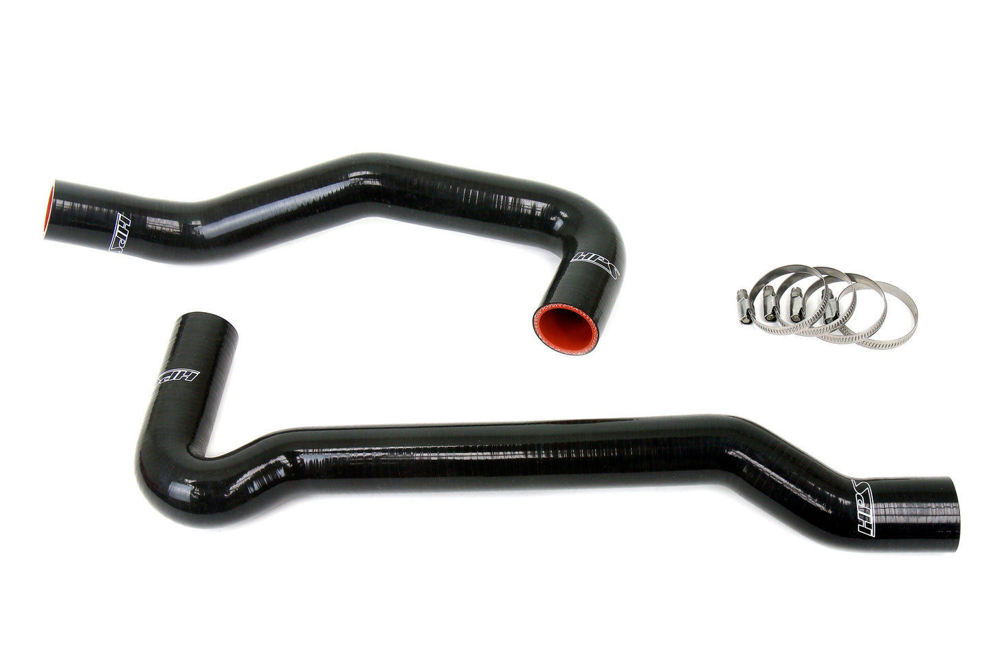 High Temp 3-ply Reinforced Silicone  Replaces OEM Rubber Radiator Coolant Hoses.