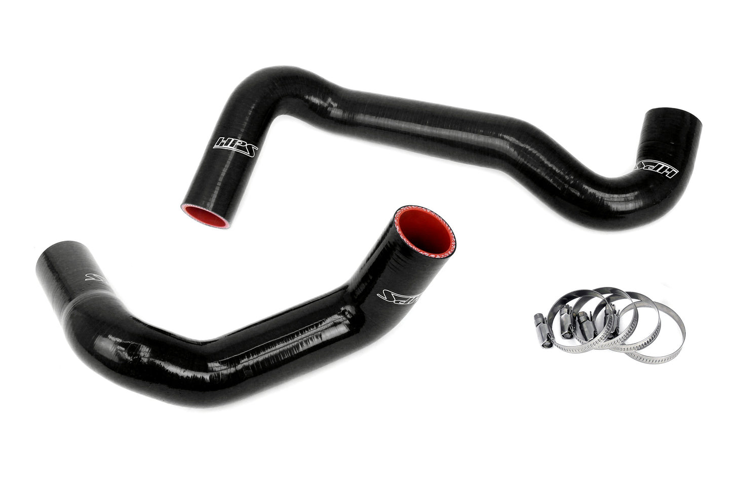 High Temp 3-ply Reinforced Silicone  Replaces OEM Rubber Radiator Coolant Hoses.