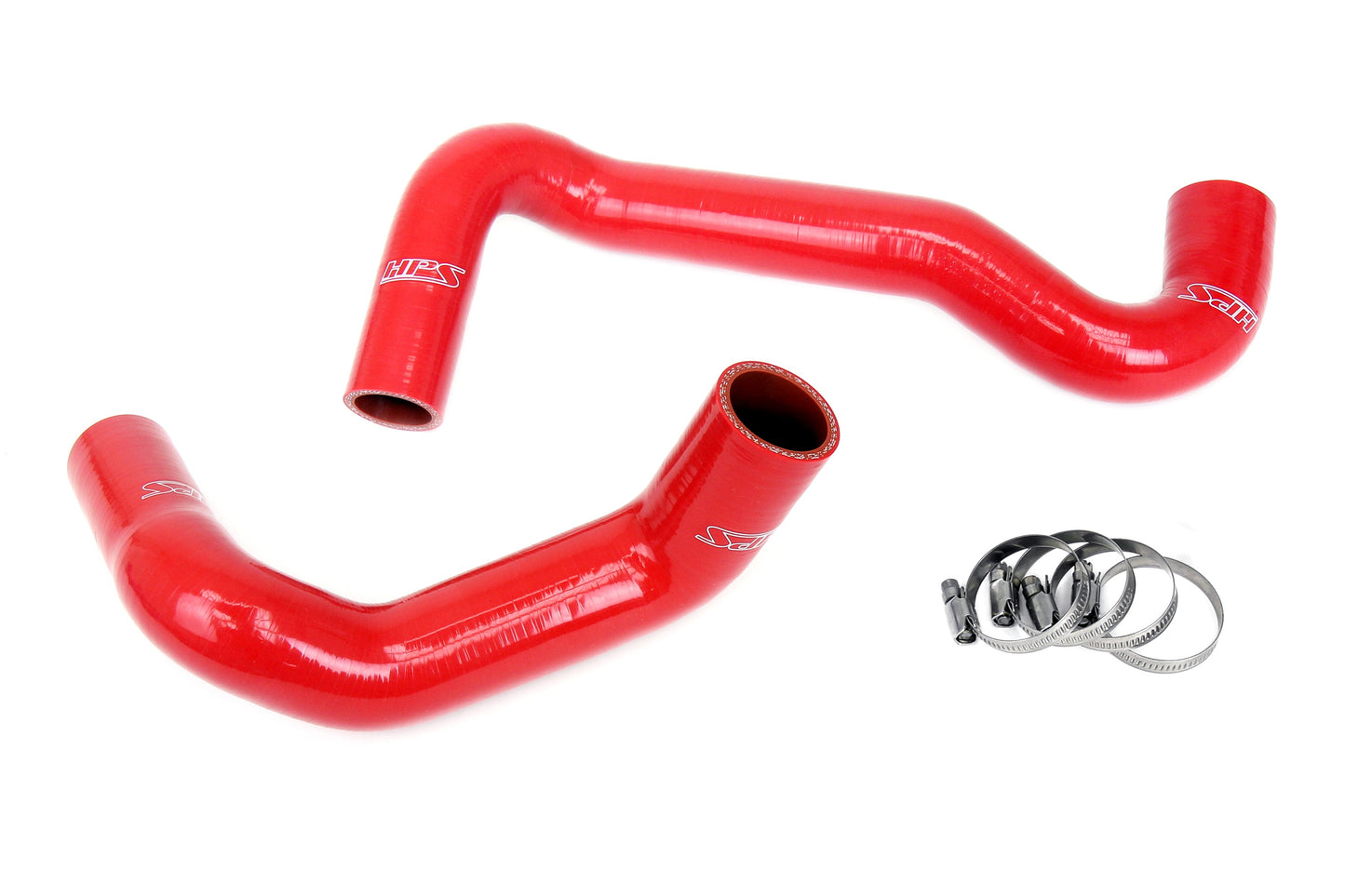 High Temp 3-ply Reinforced Silicone  Replaces OEM Rubber Radiator Coolant Hoses.