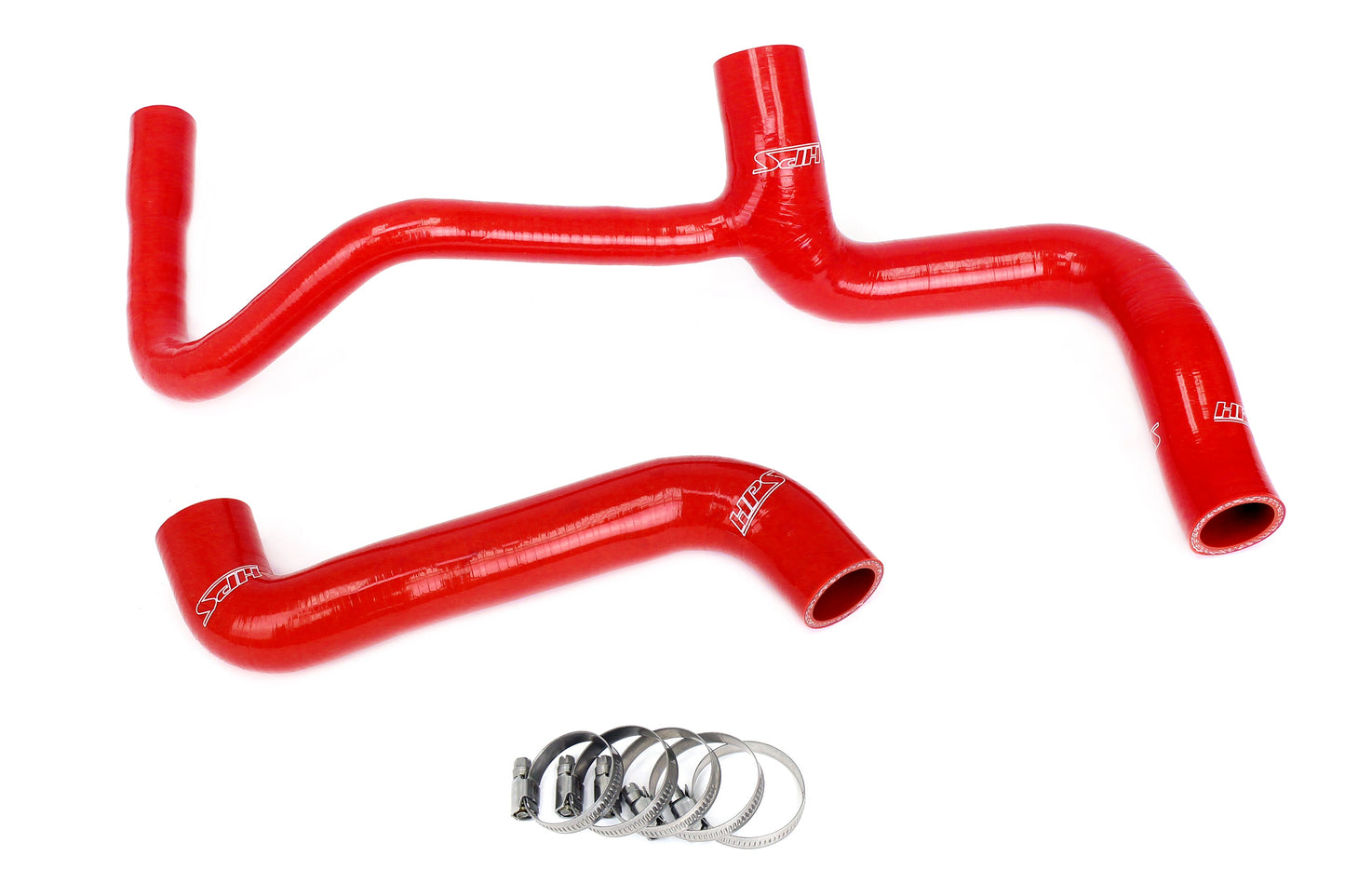 High Temp 3-ply Reinforced Silicone  Replaces OEM Rubber Radiator Coolant Hoses.