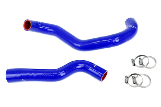 High Temp 3-ply Reinforced Silicone  Replaces OEM Rubber Radiator Coolant Hoses.