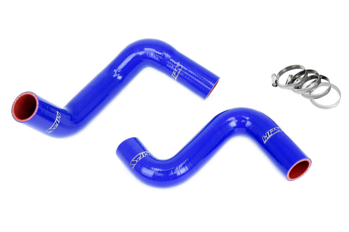 High Temp 3-ply Reinforced Silicone  Replaces OEM Rubber Radiator Coolant Hoses.