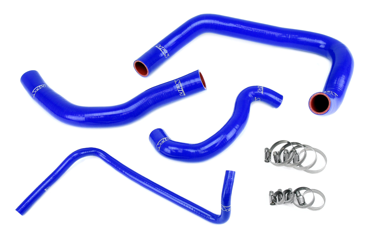 High Temp 3-ply Reinforced Silicone  Replaces OEM Rubber Radiator Coolant Hoses.