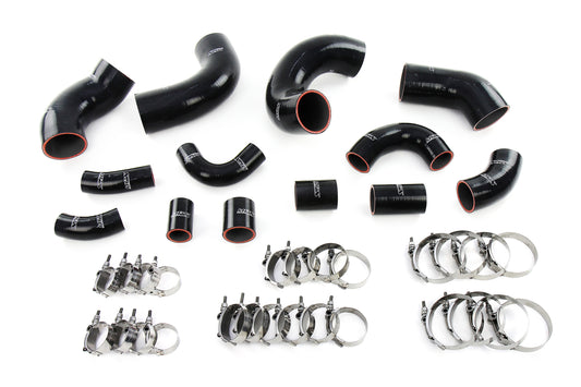 4-ply Reinforced Fluorolined Silicone  Replaces Rubber Intercooler Hoses.
