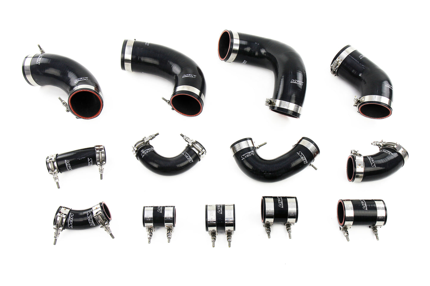 4-ply Reinforced Fluorolined Silicone  Replaces Rubber Intercooler Hoses.