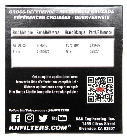 KN Premium Wrench-Off Oil Filt