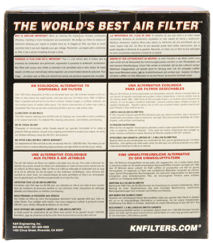 KN Drop in Air Filters