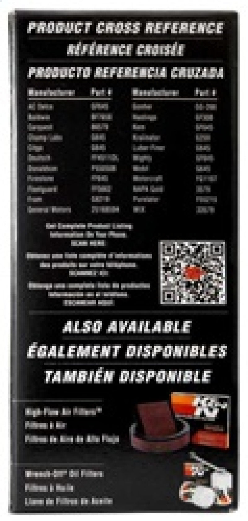 KN Inline Fuel Filter