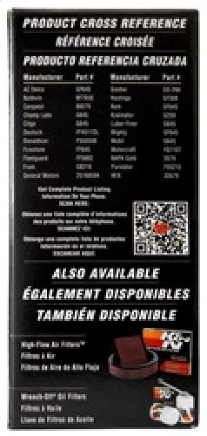 KN Inline Fuel Filter