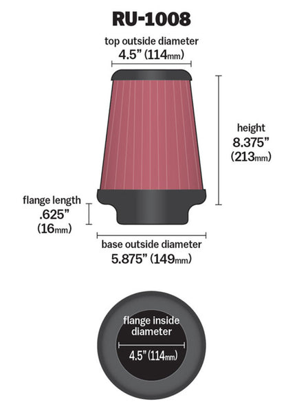 KN Universal Air Filter
