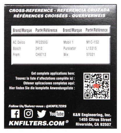 KN Premium Wrench-Off Oil Filt