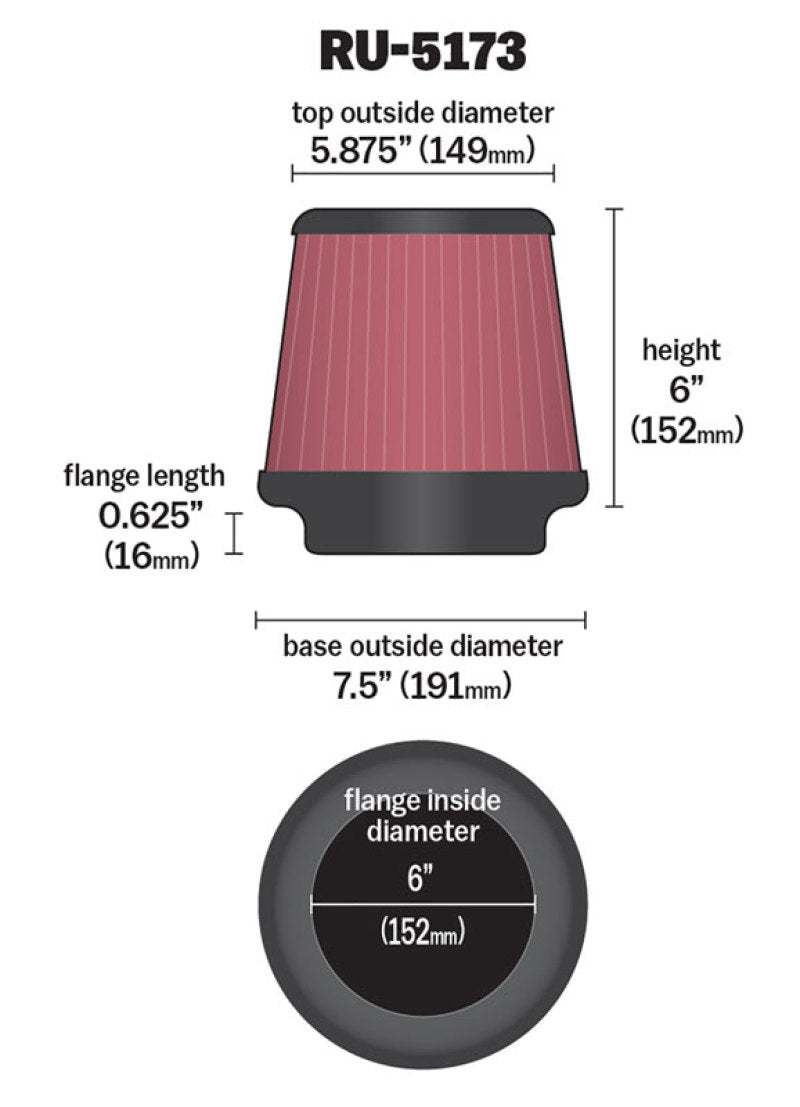 KN Universal Air Filter