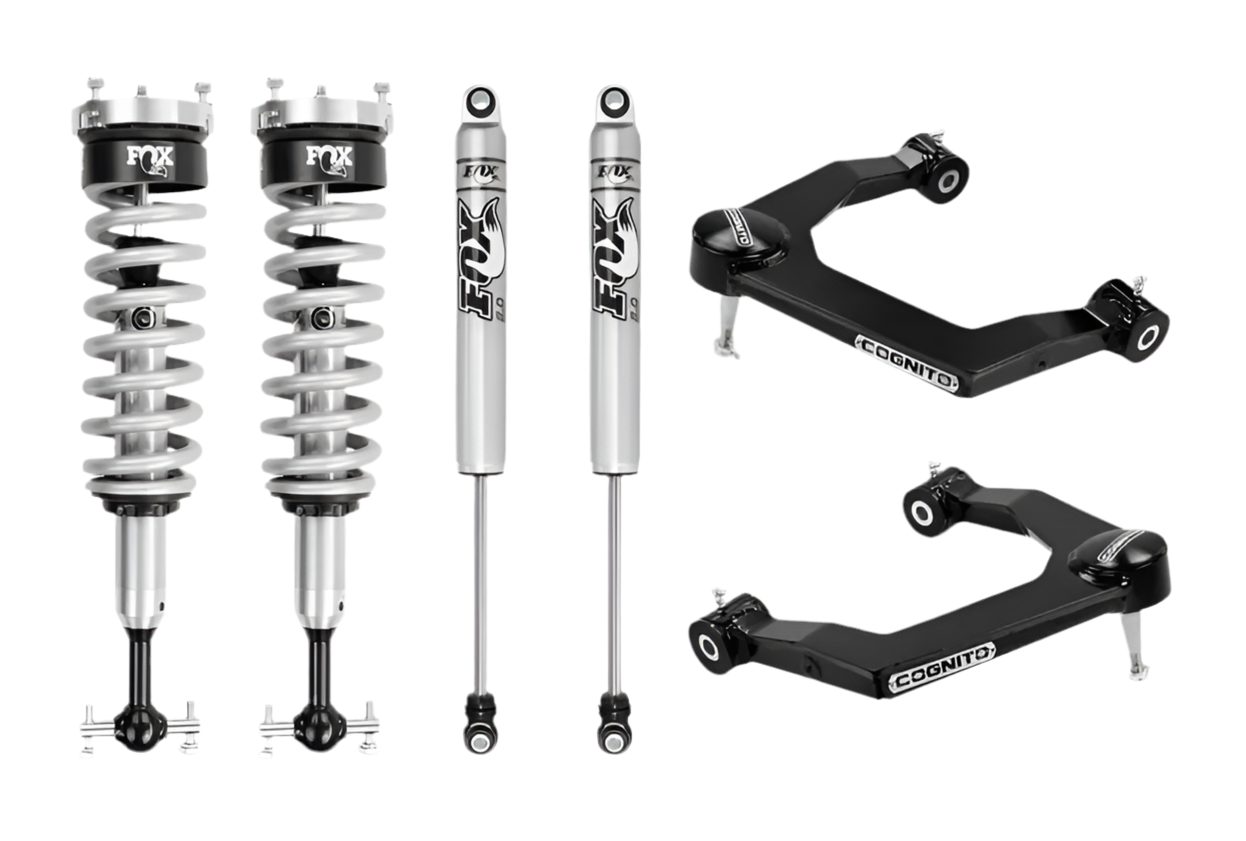 Cognito Motorsports 3-Inch Performance Leveling Kit With Fox PS Coilover 2.0 IFP Shocks GM Silverado | Sierra 1500 2WD/4WD 2019-2021
