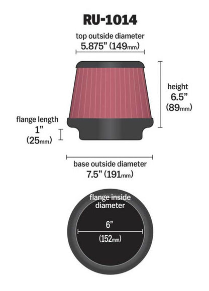 KN Universal Air Filter