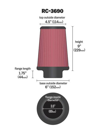 KN Universal Air Filter