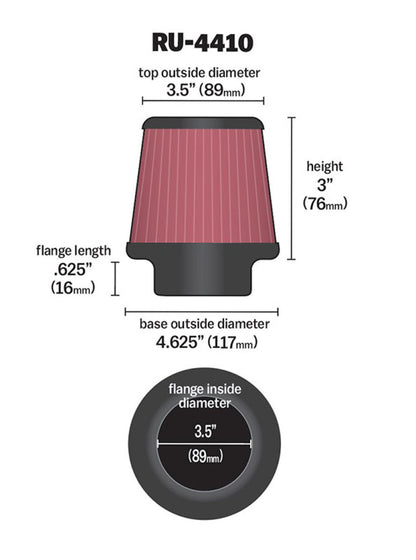 KN Universal Air Filter