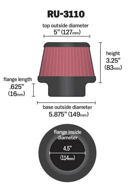 KN Universal Air Filter