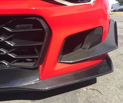 Anderson Composites AC-ADB17CHCAMZL-LE Type-LE Carbon Fiber Air Duct Bezels For 2017-2021 Chevrolet Camaro ZL1 1LE