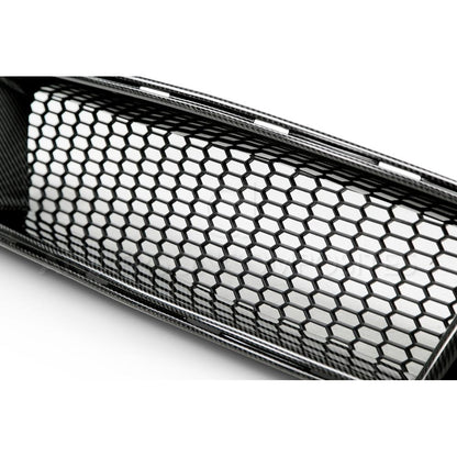 Anderson Composites AC-FG15FDMU-GT Type-GT Carbon Fiber Upper Grille For 2015-2017 Ford Mustang