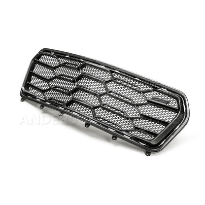 Anderson Composites AC-FG17CHCAMZL Carbon Fiber Front Grille For 2017-2021 Chevrolet Camaro ZL1 1LE